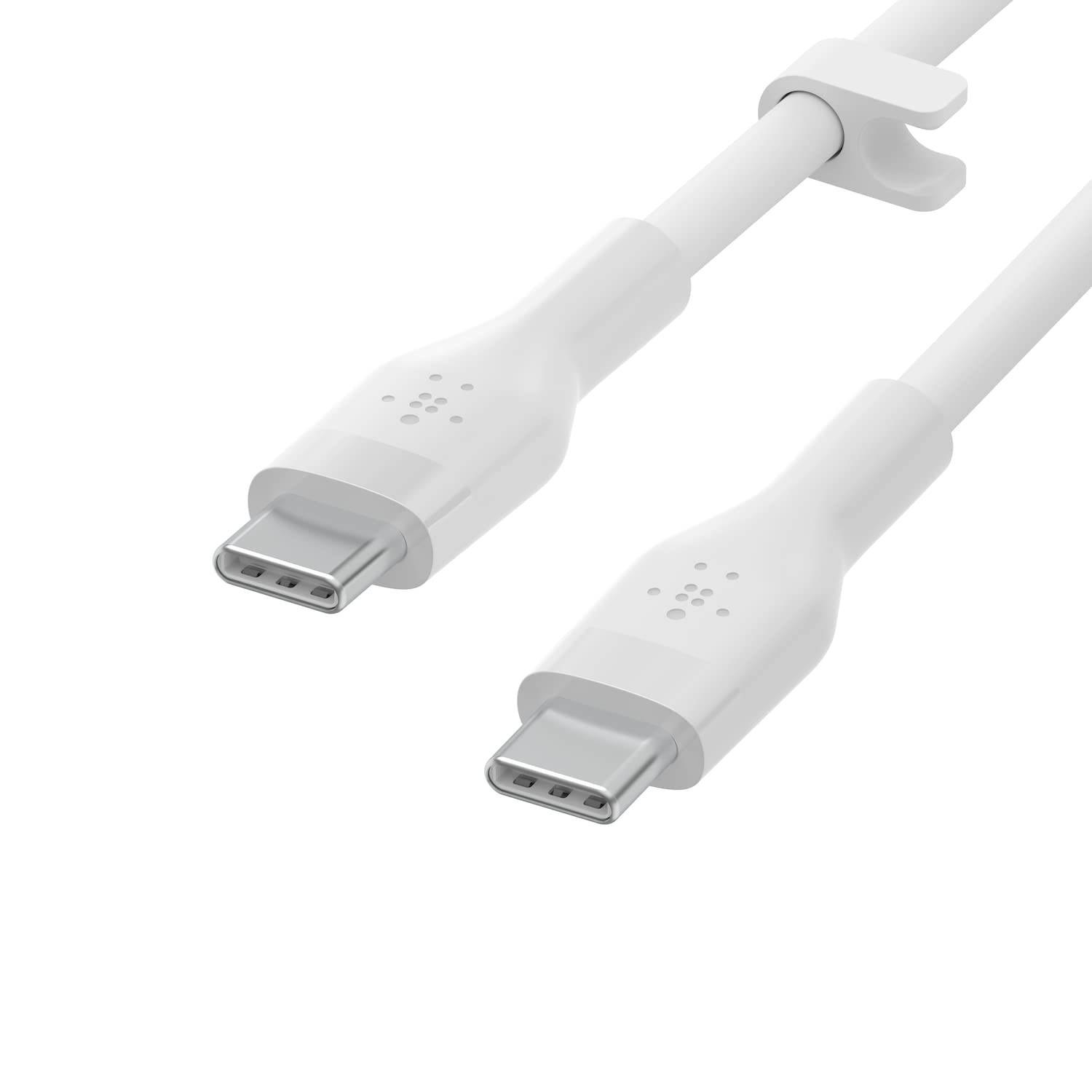 Belkin BoostCharge Flex USB-C to USB-C Silicone Cable, 3M - White Belkin BoostCharge Flex USB-C to USB-C Silicone Cable, 3M - White